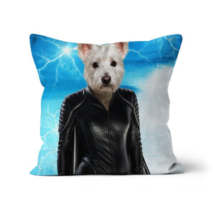 Storm (Marvel Inspired): Custom Pet Pillow - Paw & Glory - Dog Portraits - Pet Portraits