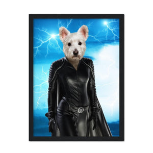 Storm (Marvel Inspired): Custom Pet Portrait - Paw & Glory - Dog Portraits - Pet Portraits