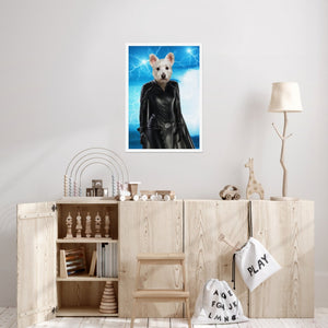 Storm (Marvel Inspired): Custom Pet Poster - Paw & Glory - Dog Portraits - Pet Portraits