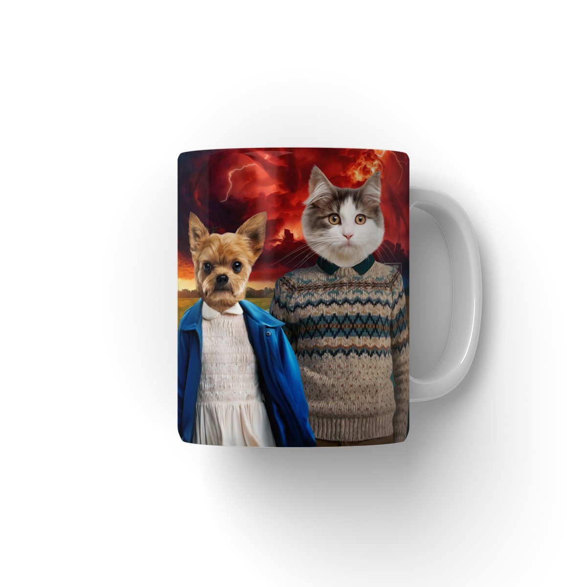 Stranger Things: Custom Pet Coffee Mug - Paw & Glory - Dog Portraits - Pet Portraits