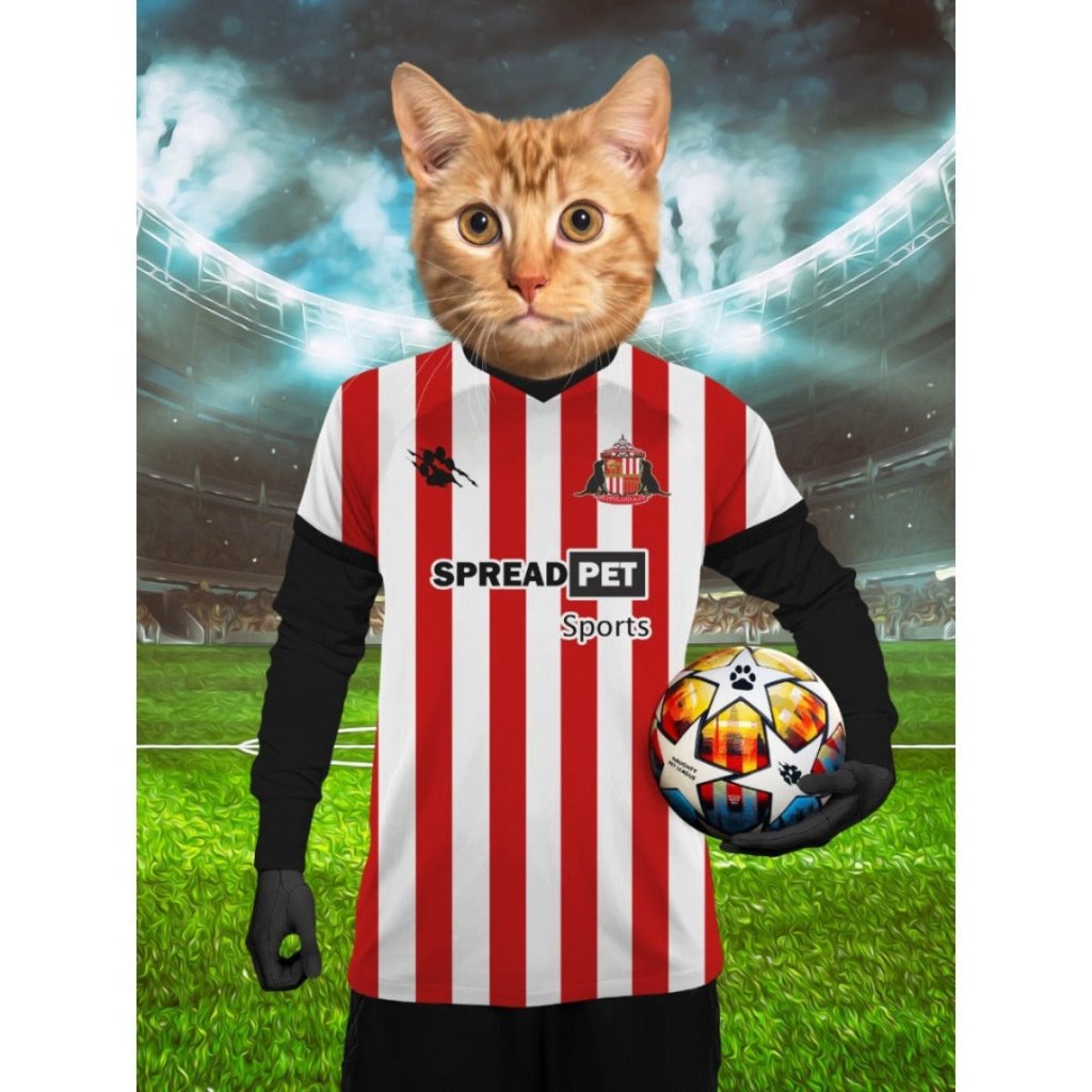 Sunderland Football Club: Custom Digital Download Pet Portrait - Paw & Glory - Dog Portraits - Pet Portraits