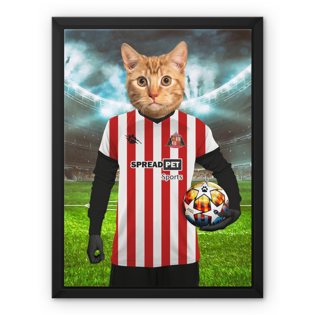 Sunderland Football Club: Custom Pet Canvas - Paw & Glory - #pet portraits# - #dog portraits# - #pet portraits uk#