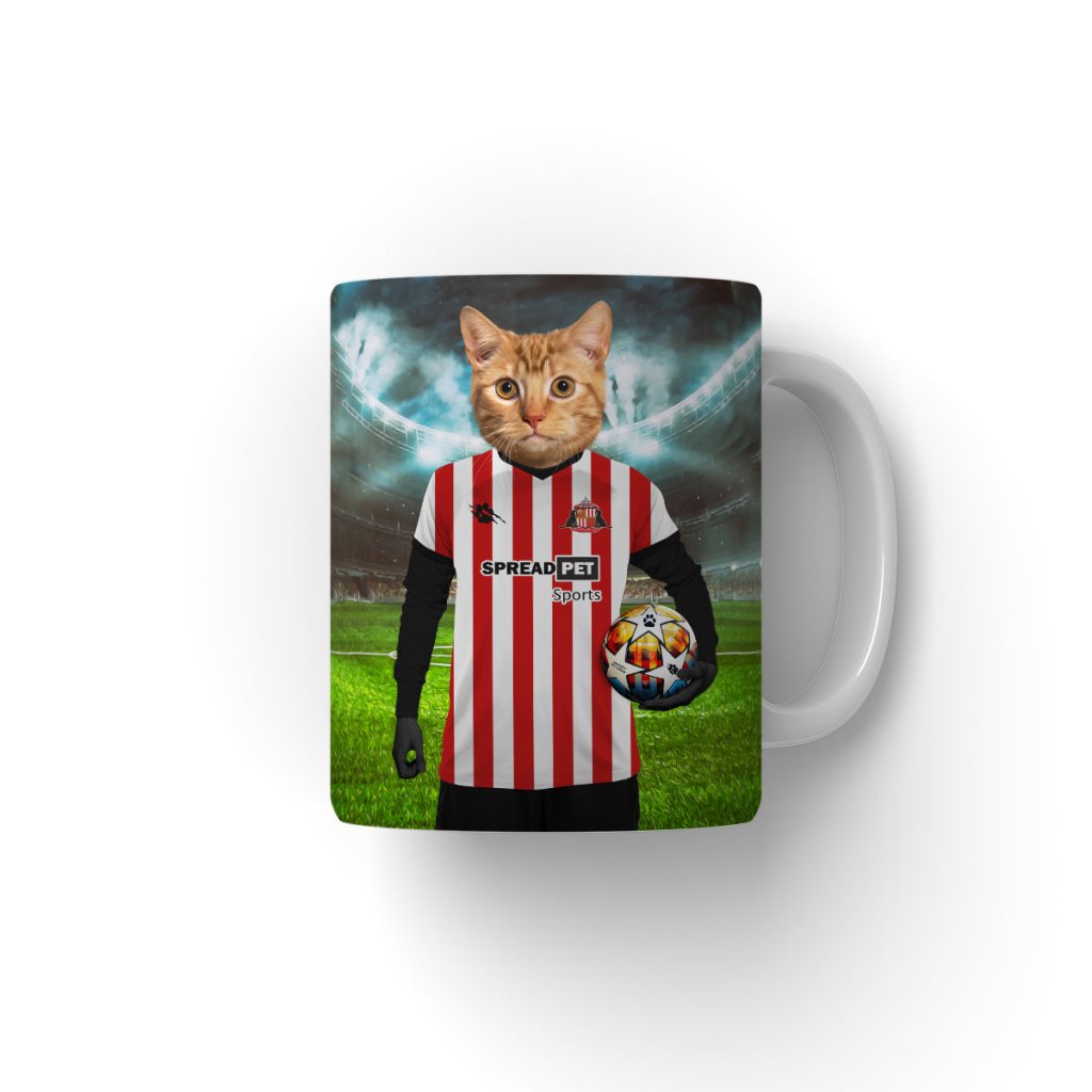 Sunderland Football Club: Custom Pet Mug - Paw & Glory - Dog Portraits - Pet Portraits