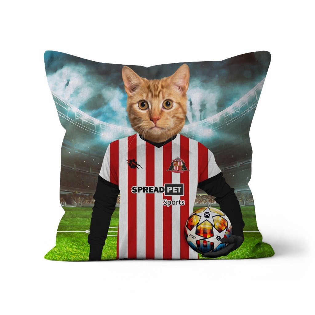 Sunderland Football Club: Custom Pet Pillow - Paw & Glory - Dog Portraits - Pet Portraits