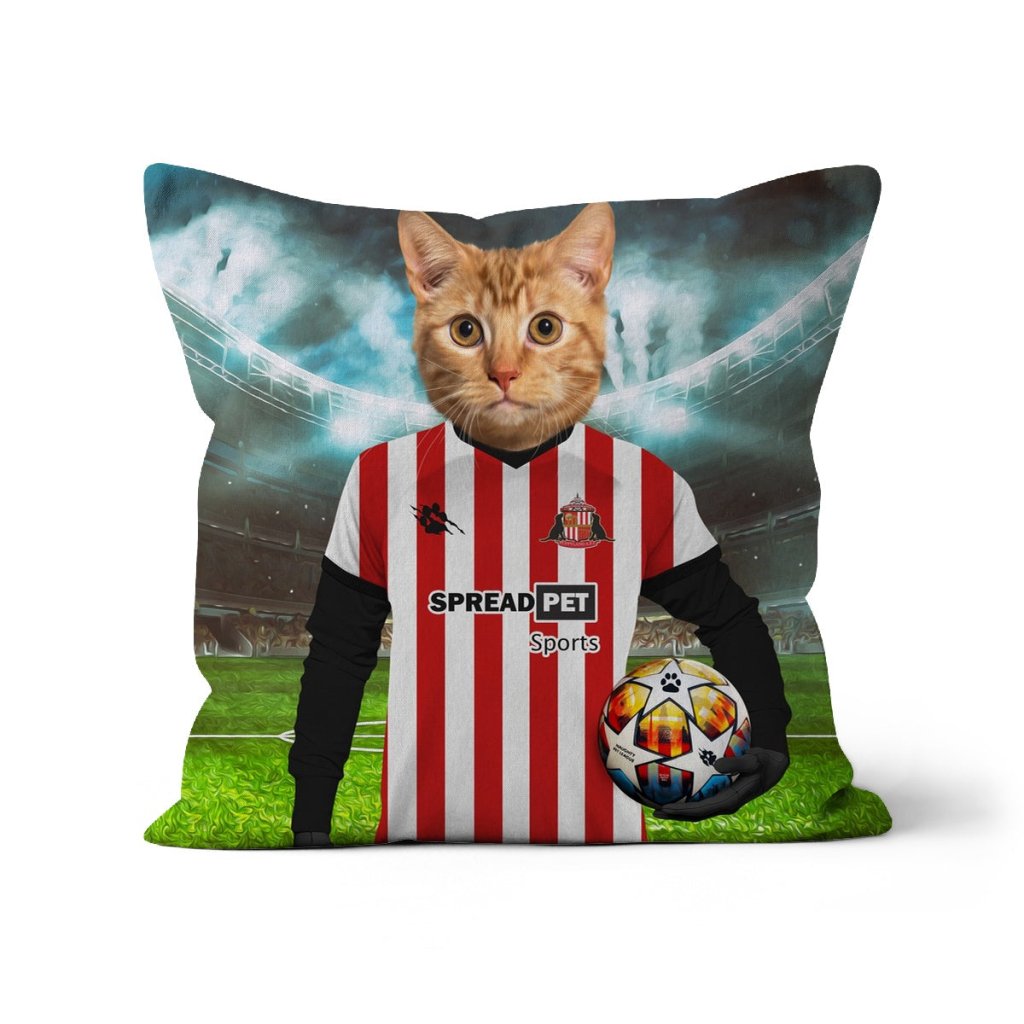 Sunderland Football Club: Custom Pet Pillow - Paw & Glory - Dog Portraits - Pet Portraits