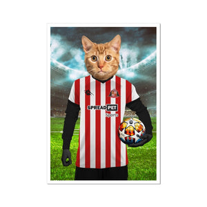 Sunderland Football Club: Custom Pet Portrait - Paw & Glory - Dog Portraits - Pet Portraits