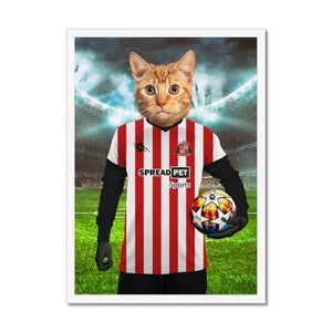 Sunderland Football Club: Custom Pet Portrait - Paw & Glory - Dog Portraits - Pet Portraits