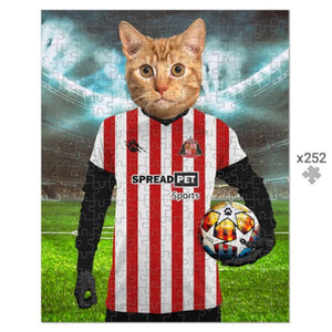 Sunderland Football Club: Custom Pet Puzzle - Paw & Glory - Dog Portraits - Pet Portraits