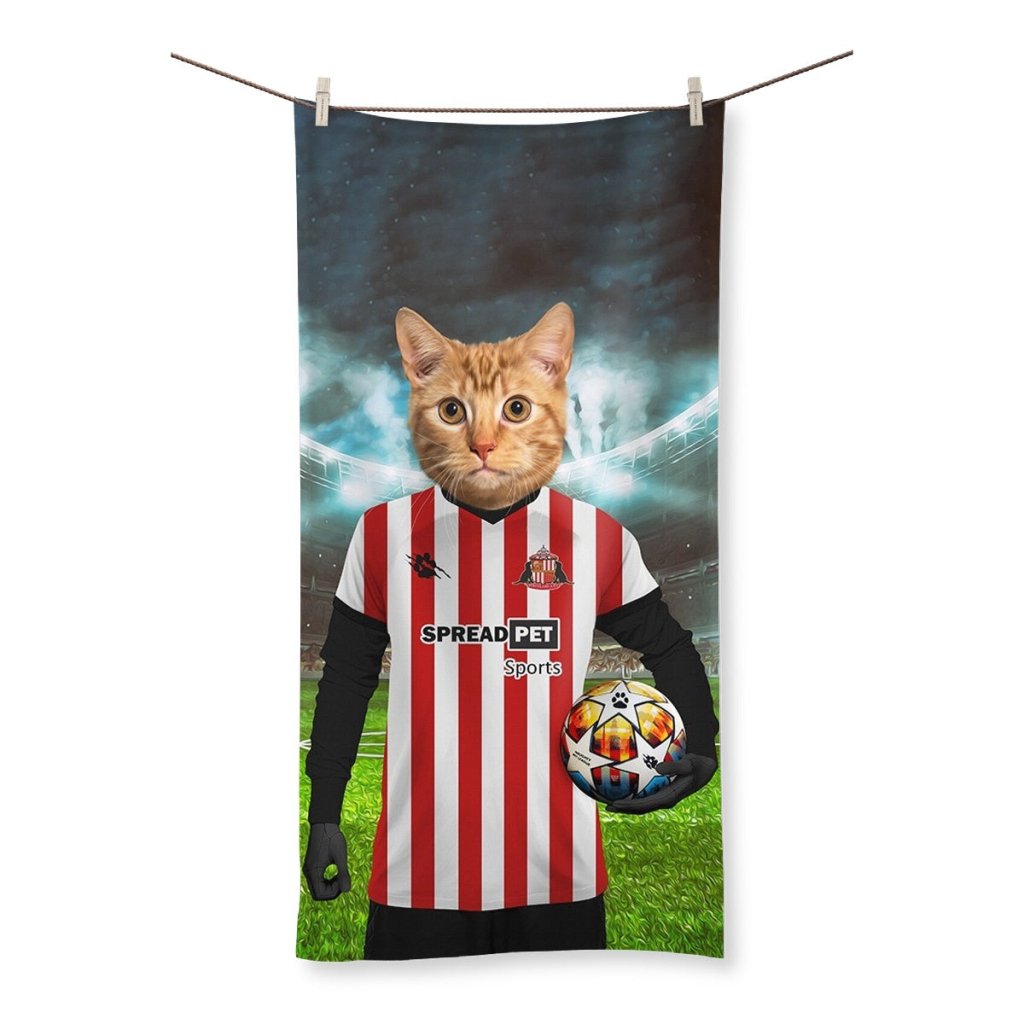 Sunderland Football Club: Custom Pet Towel - Paw & Glory - Dog Portraits - Pet Portraits