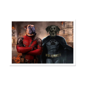 Super Dogs: Custom Pet Poster - Paw & Glory - Dog Portraits - Pet Portraits