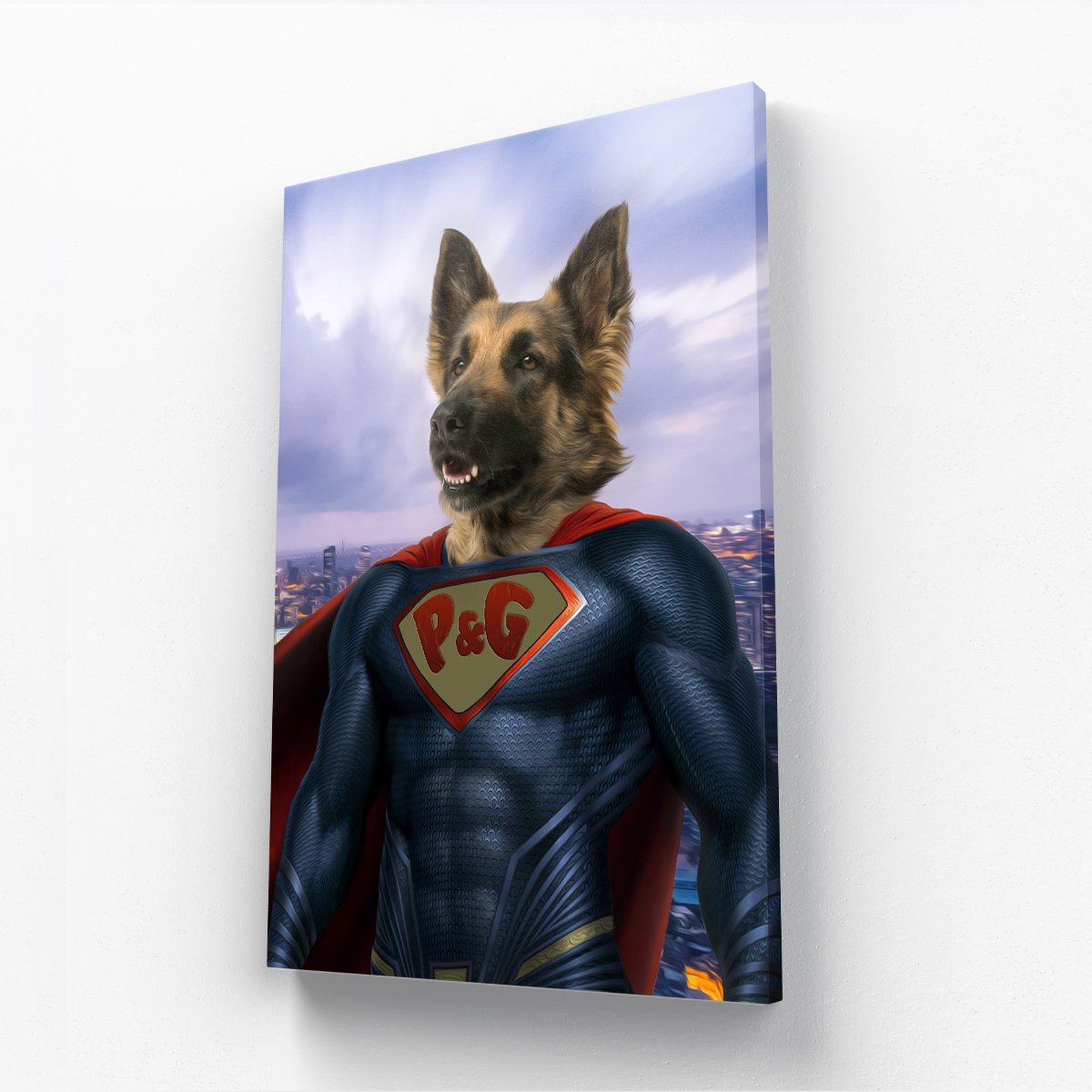 Super Pet: Custom Pet Canvas - Paw & Glory - Dog Portraits - Pet Portraits