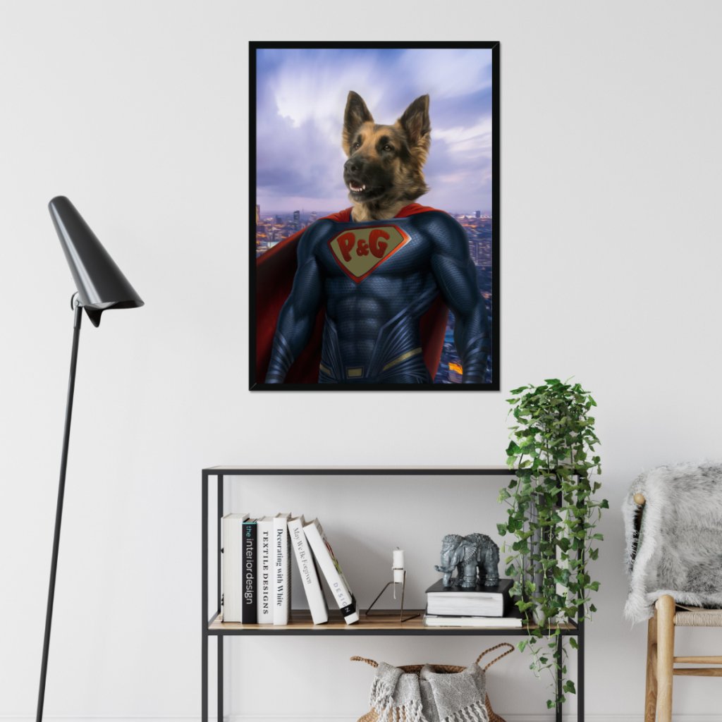 Super Pet: Custom Pet Portrait - Paw & Glory - Dog Portraits - Pet Portraits