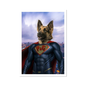 Super Pet: Custom Pet Poster - Paw & Glory - Dog Portraits - Pet Portraits