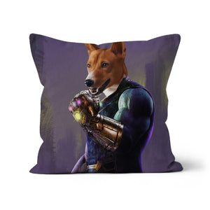 Thanos (Marvel Inspired): Custom Pet Pillow - Paw & Glory - Dog Portraits - Pet Portraits