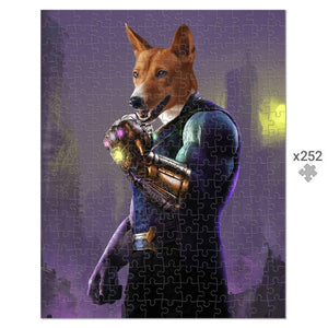 Thanos (Marvel Inspired): Custom Pet Puzzle - Paw & Glory - Dog Portraits - Pet Portraits