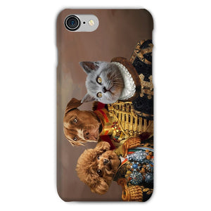 The 3 Brothers In Arms: Custom Pet Phone Case - Paw & Glory - Dog Portraits - Pet Portraits