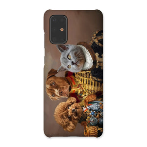 The 3 Brothers In Arms: Custom Pet Phone Case - Paw & Glory - Dog Portraits - Pet Portraits