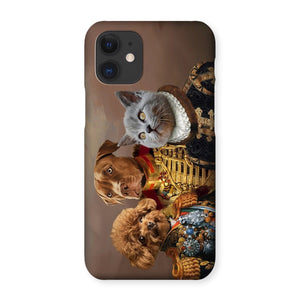 The 3 Brothers In Arms: Custom Pet Phone Case - Paw & Glory - Dog Portraits - Pet Portraits