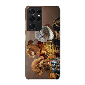 The 3 Brothers In Arms: Custom Pet Phone Case - Paw & Glory - Dog Portraits - Pet Portraits