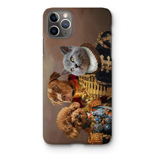 The 3 Brothers In Arms: Custom Pet Phone Case - Paw & Glory - Dog Portraits - Pet Portraits