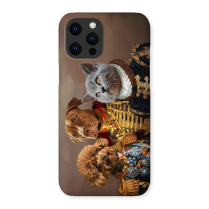 The 3 Brothers In Arms: Custom Pet Phone Case - Paw & Glory - Dog Portraits - Pet Portraits