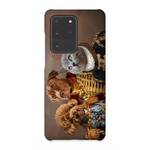 The 3 Brothers In Arms: Custom Pet Phone Case - Paw & Glory - Dog Portraits - Pet Portraits