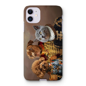 The 3 Brothers In Arms: Custom Pet Phone Case - Paw & Glory - Dog Portraits - Pet Portraits