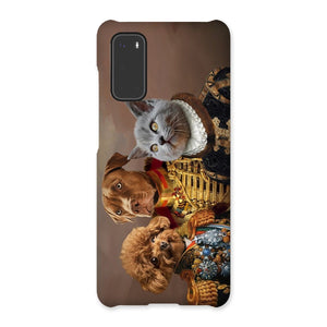 The 3 Brothers In Arms: Custom Pet Phone Case - Paw & Glory - Dog Portraits - Pet Portraits