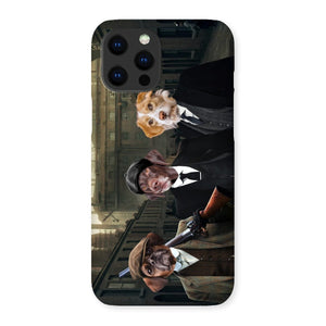 The 3 Brothers (Peaky Blinders Inspired): Custom Pet Phone Case - Paw & Glory - Dog Portraits - Pet Portraits