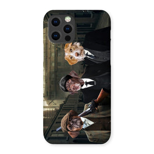 The 3 Brothers (Peaky Blinders Inspired): Custom Pet Phone Case - Paw & Glory - Dog Portraits - Pet Portraits