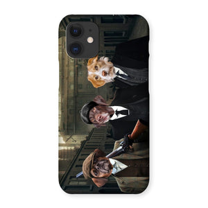 The 3 Brothers (Peaky Blinders Inspired): Custom Pet Phone Case - Paw & Glory - Dog Portraits - Pet Portraits