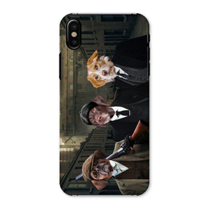 The 3 Brothers (Peaky Blinders Inspired): Custom Pet Phone Case - Paw & Glory - Dog Portraits - Pet Portraits