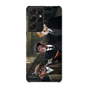 The 3 Brothers (Peaky Blinders Inspired): Custom Pet Phone Case - Paw & Glory - Dog Portraits - Pet Portraits