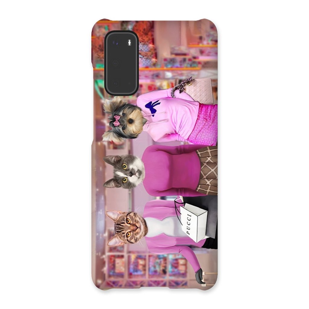 The 3 Mean Girls: Custom Pet Phone Case - Paw & Glory - Dog Portraits - Pet Portraits