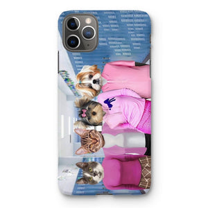 The 4 Mean Girls: Custom Pet Phone Case - Paw & Glory - Dog Portraits - Pet Portraits