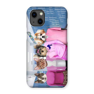 The 4 Mean Girls: Custom Pet Phone Case - Paw & Glory - Dog Portraits - Pet Portraits