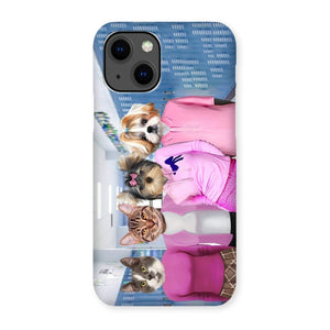 The 4 Mean Girls: Custom Pet Phone Case - Paw & Glory - Dog Portraits - Pet Portraits