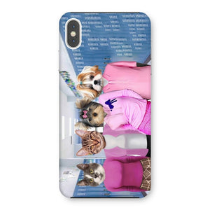 The 4 Mean Girls: Custom Pet Phone Case - Paw & Glory - Dog Portraits - Pet Portraits