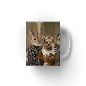 The 4 Nobles: Custom Pet Coffee Mug - Paw & Glory - Dog Portraits - Pet Portraits