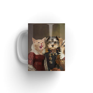 The 4 Nobles: Custom Pet Coffee Mug - Paw & Glory - Dog Portraits - Pet Portraits