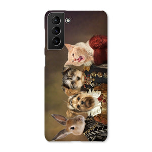 The 4 Nobles: Custom Pet Phone Case - Paw & Glory - Dog Portraits - Pet Portraits