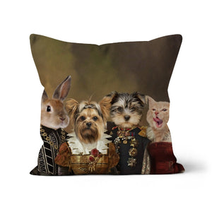 The 4 Nobles: Custom Pet Pillow - Paw & Glory - Dog Portraits - Pet Portraits