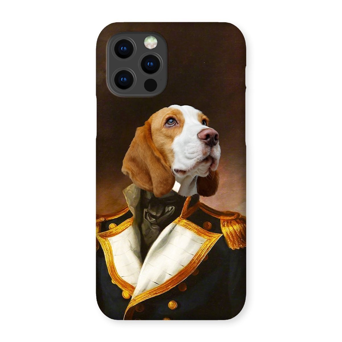 The Admiral: Custom Pet Phone Case - Paw & Glory - Dog Portraits - Pet Portraits