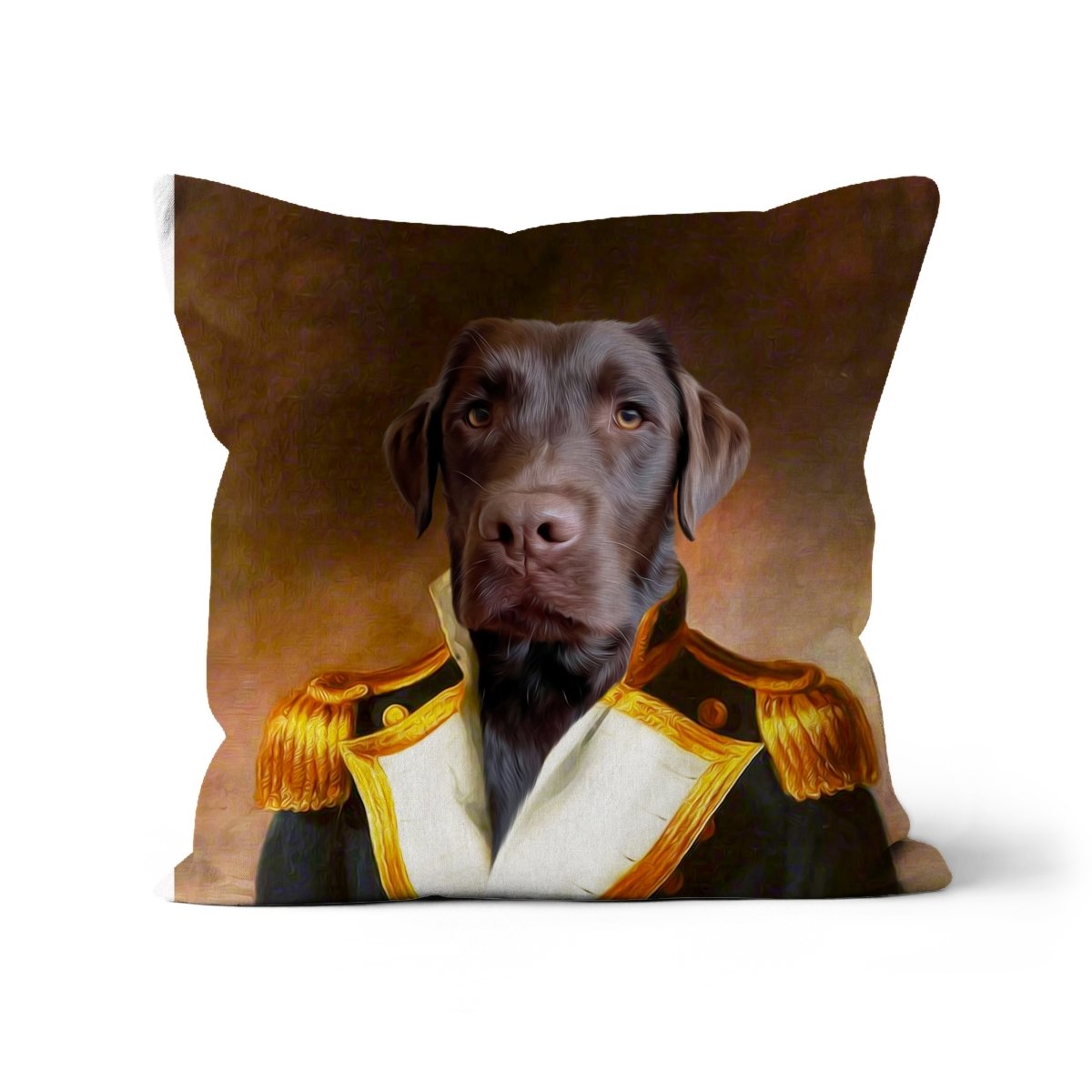 The Admiral: Custom Pet Pillow - Paw & Glory - Dog Portraits - Pet Portraits