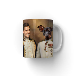 The Admiral & The Sergeant: Custom Pet & Owner Mug - Paw & Glory - Dog Portraits - Pet Portraits