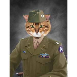 The Alpha Soldier: Custom Digital Download Pet Portrait - Paw & Glory - Dog Portraits - Pet Portraits