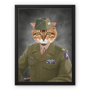 The Alpha Soldier: Custom Pet Canvas - Paw & Glory - Dog Portraits - Pet Portraits