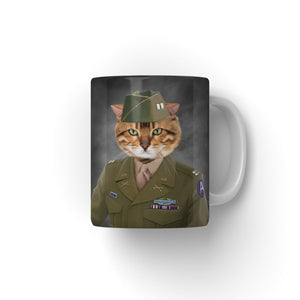 The Alpha Soldier: Custom Pet Coffee Mug - Paw & Glory - Dog Portraits - Pet Portraits