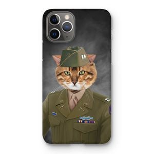 The Alpha Soldier: Custom Pet Phone Case - Paw & Glory - Dog Portraits - Pet Portraits