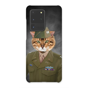 The Alpha Soldier: Custom Pet Phone Case - Paw & Glory - Dog Portraits - Pet Portraits